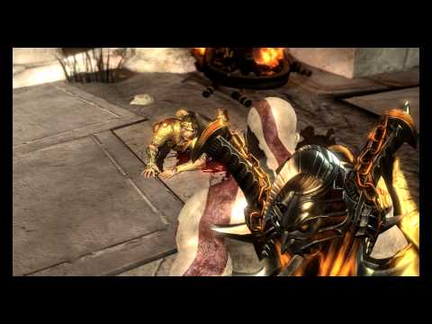 God of War 3: Remastered - Chapter 3 Olympia: Kratos Rips Helios Head Off & Sun Dissapears Cutscene