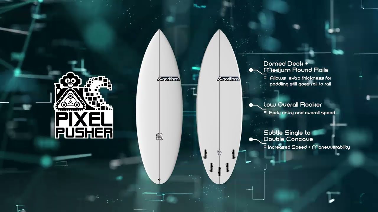 Algorithm Pixel Pusher Surfboard