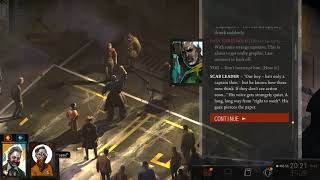 Disco Elysium - Ask the Scab Leader about the tattoos (War Crimes reminiscence)