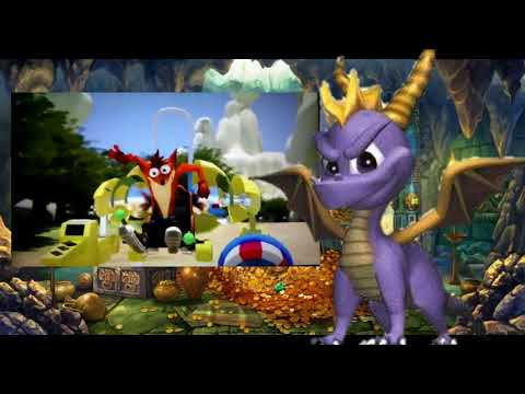 Spyro reacts to crash vs Spyro