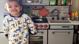 UNBOXING THE KIDKRAFT UPTOWN ELITE PLAY KITCHEN WITH EZ KRAFT ASSEMBLY