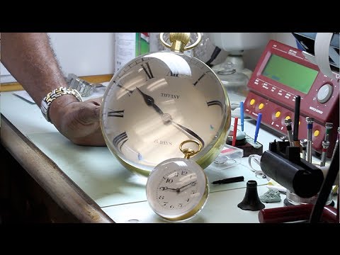 Tiffany patek philippe table clock repair