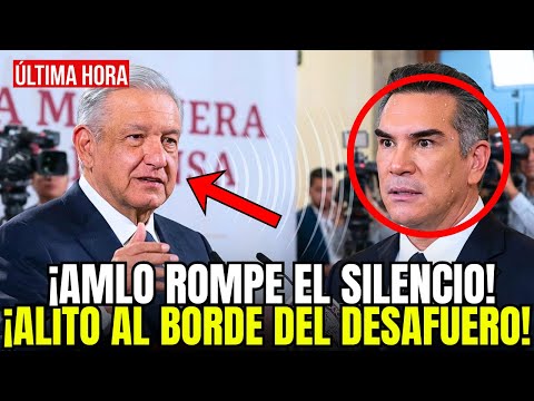 🔥🚨AMLO ROMPE EL SILENCIO SOBRE ALITO Y SUS PALABRAS SACUDEN LA MAÑANERA