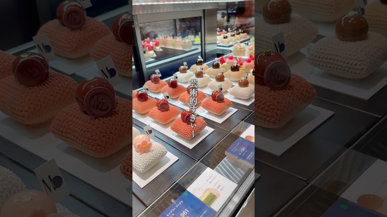 神戸初上陸の芸術的ケーキ