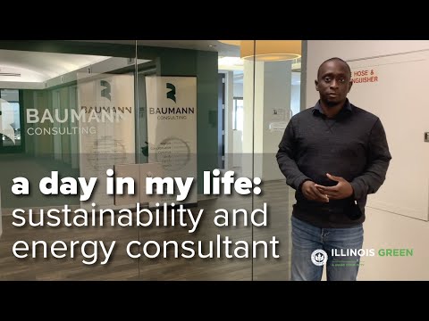 A Day in My Life: Sustainability and Energy Consultant - YouTube