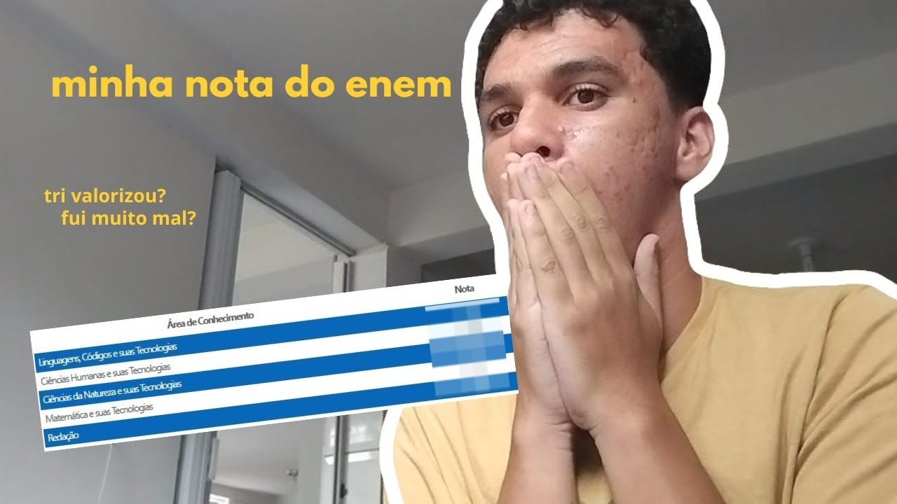 reagindo as minhas notas do enem 2024