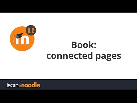 Book: connected pages: Learn Moodle 3.2