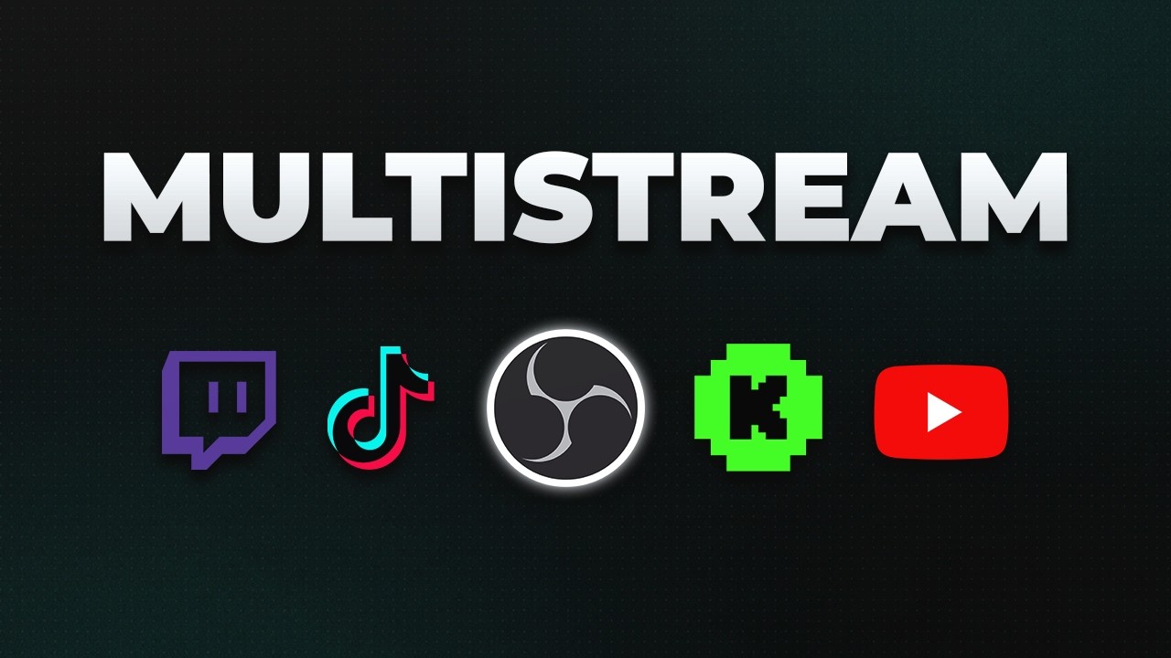 Multistream to TikTok, YouTube, Twitch and Kick Using OBS! (EASY)