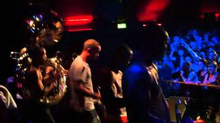 HYPNOTIC BRASS ENSEMBLE "Party Started" at the Pavilion Cork, July 2011