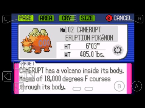 102: How to Evolve Numel into Camerupt in Pokemon Ruby!
