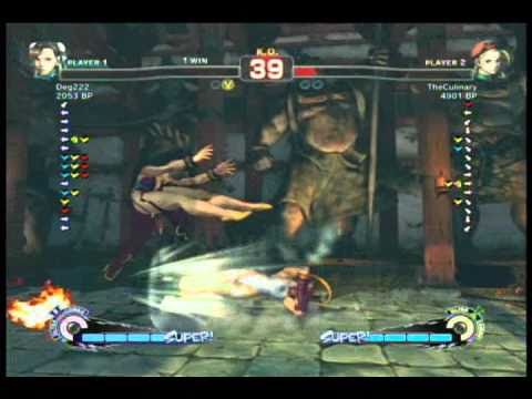 SSF4 Deg (Chun) vs Kitchen (Cammy) 1