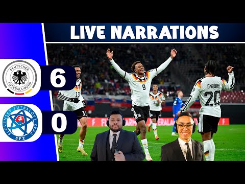 🔴Germany 6 - 0 Slovakia⚽World Cup Qualifying - Full Match Commentary Score Video Simulation Game