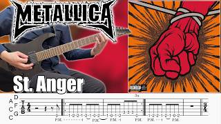 St. Anger / METALLICA (screen TAB | Dual Guitar lesson)