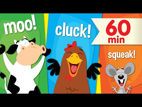 Animal Sounds Songs + More | Nursery Rhymes for Preschool | Super Simple Songs