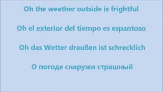 Jessica Simpson Let it Snow with lyrics