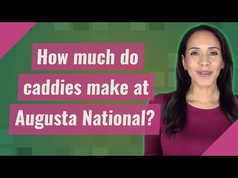 YouTube video about: How much do caddies make at the masters?