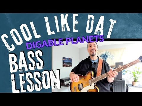 How to Play Rebirth of Slick - Cool Like Dat - Digable Planets Bass Cover - Bass Lesson With Tabs