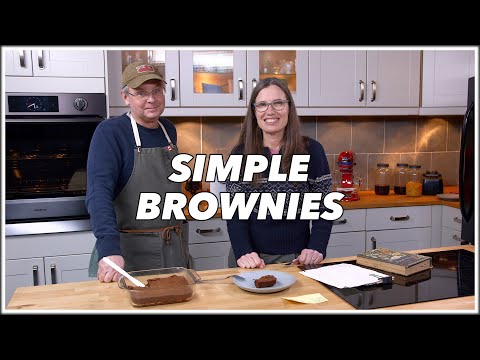 Simple Brownies Recipe - Side Of The Fridge Recipes - Glen And Friends Cooking