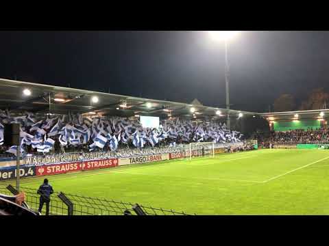 SV Babelsberg 03 - Vereinshymne vor dem Spiel im DFB Pokal vs RB Leipzig