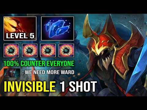 WTF Invisible 1 Shot Nyx Assassin 100% Most Annoying Spiked Carapace with Dagon 5 Dota 2