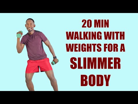 20 Minute Easy Walk at Home Exercise for Weight Loss 200 Calories
