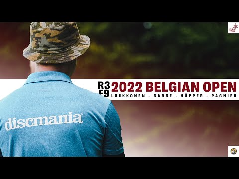 2022 PDGA Euro Tour #9 - Belgian Open | R3F9 Lead Card | Luukkonen, Barbe, Hüpper, Pagnier
