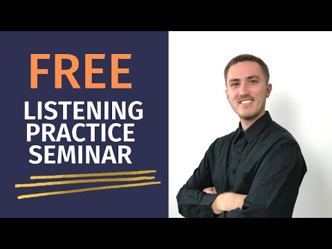 FREE English Listening Practice Seminar