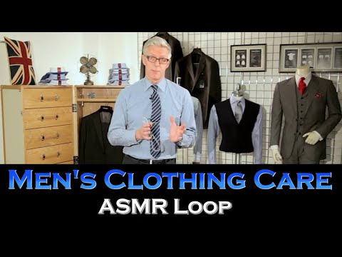 ASMR Loop: Men's Clothing Care - Compilation - Unintentional ASMR - 1 Hour