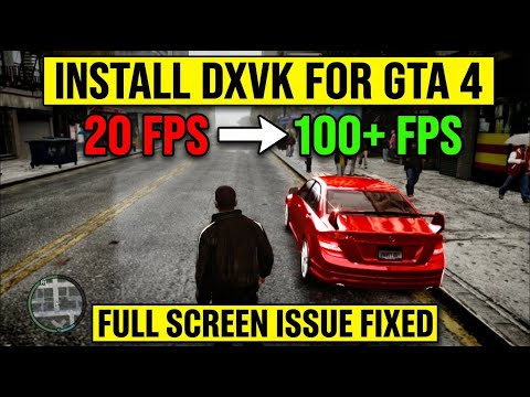 ✅GTA 4 lag fix low end pc | Gta 4 DXVK install | DXVK lag fix for gta 4