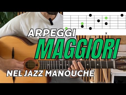 Arpeggi Maggiori nel Jazz Manouche: Guida all'Improvvisazione con Esempi Pratici