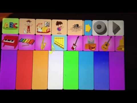 Kids piano app Video