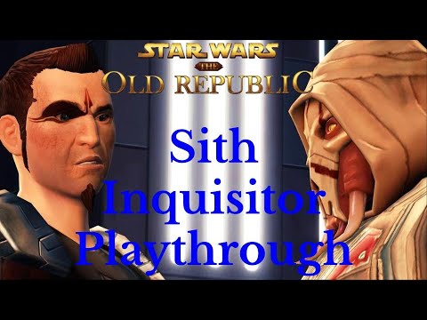 Sith Inquisitor a getting apprentice from Overseer Harkun and visiting the Doombringer