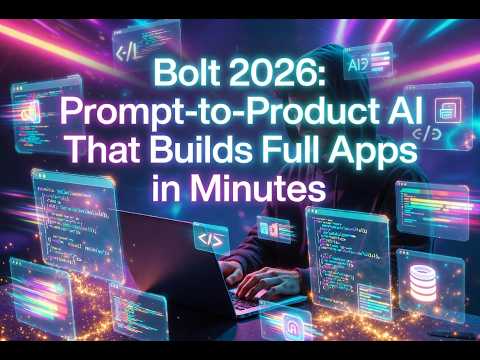 YouTube video about Bolt.new
