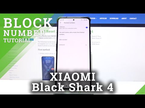 How to Block Unwanted Caller on Xiaomi Black Shark 4 - Blacklist Creation