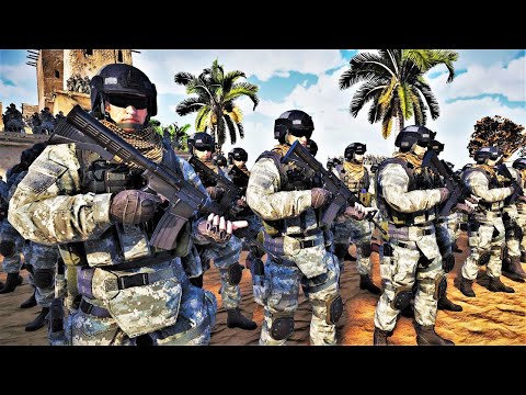 10.000 MODERN SOLDIERS vs 1 MILLION ZOMBIES  - UEBS 2 -  Ultimate Epic Battle Simulator 2