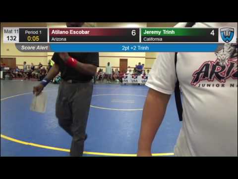 189 Men 132 Atilano Escobar Arizona vs Jeremy Trinh California 4759668104