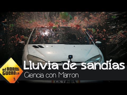 La mágica lluvia de sandía jamás vista en 'El Hormiguero 3.0'