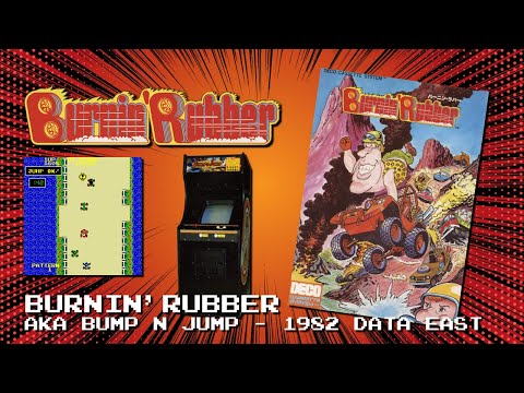 Burnin' Rubber aka Bump 'n' Jump by Data East 1982