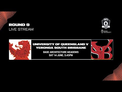 LIVE Bond University QAFLW ROUND 9 - University of Queensland v Yeronga