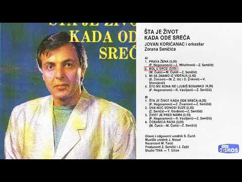 Jovan Koricanac - Bol u srcu - (Audio 1988)