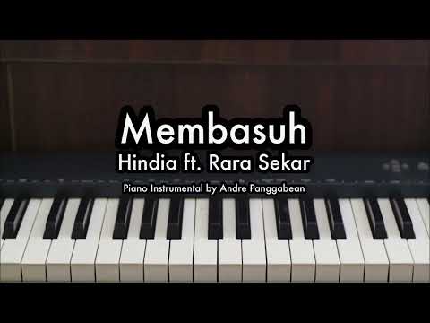 Membasuh - Hindia ft. Rara Sekar | Piano Karaoke by Andre Panggabean