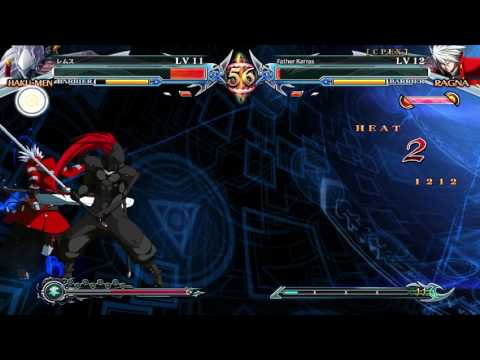 BBCPE Overdrive block timing at its best (Hakumen vs Ragna)