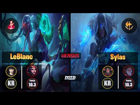Roach LEBLANC (Mid) [Electrocute] VS SYLAS - Grandmaster KR Patch 10.3