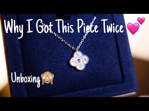 Van Cleef Diamond Sweet Alhambra Pendant Unboxing, Malachite Review VCA Fine Jewelry Collection
