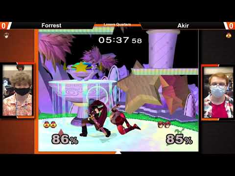 Top 8 LQF: Forrest (Marth) vs Akir (Sheik) - GoTE Melee at Free Play Florida