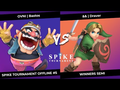 SpikeT Offline #5 Winners Semi - OVNI | Bastos (Wario) VS && | Draver (Young Link)