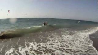 preview picture of video 'Kitesurfing in Rhodos 2011'