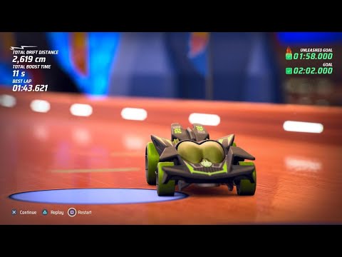 HOT WHEELS UNLEASHED Green Wave Shortcut Time Attack Unleashed Goal