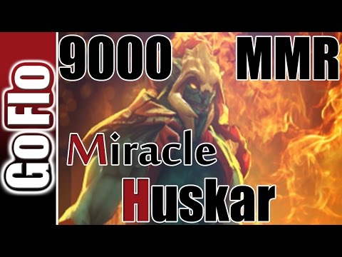 Huskar Miracle 9000mmr Amazingly good 6.88c Dota 2 Full Gameplay