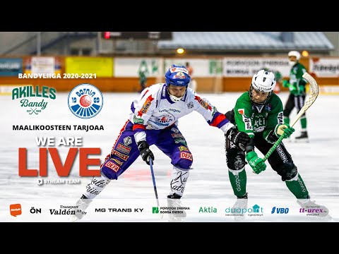 Bandyliigaa: Akilles - Botnia 6.2.2021 maalikooste
